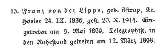 Franz von der Lippe1